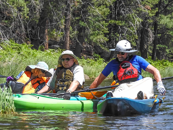 kayakers