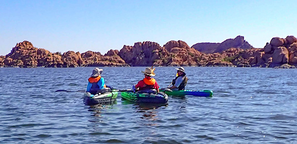 kayakers