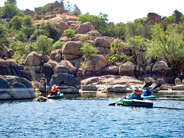kayakers