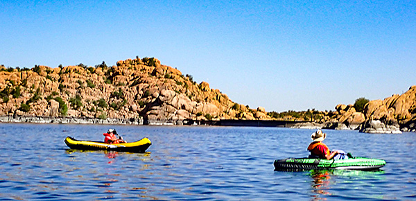 kayakers