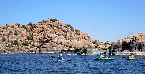 kayakers