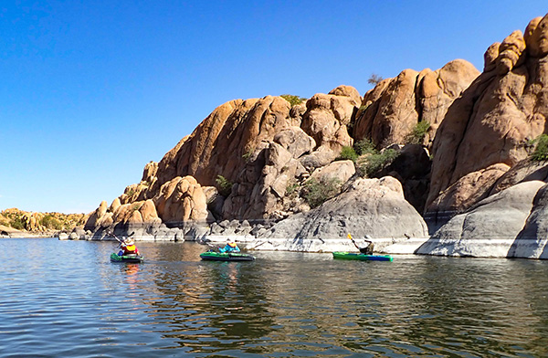 kayakers