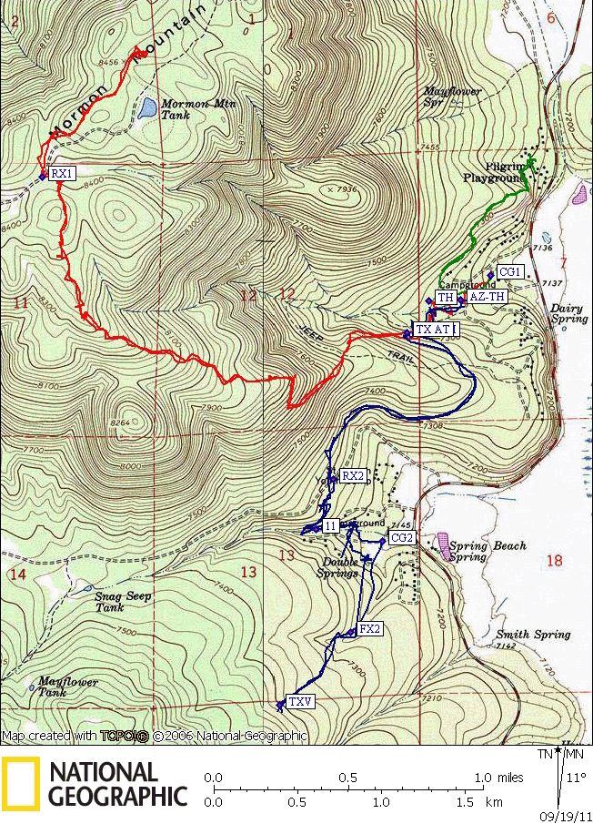 Bill's GPS map