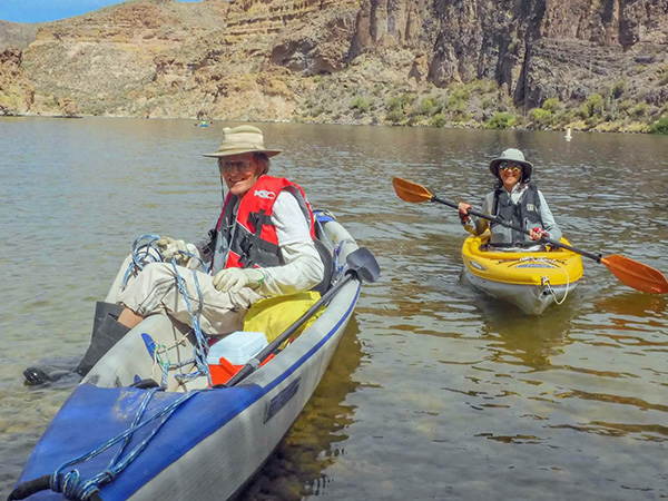 kayakers
