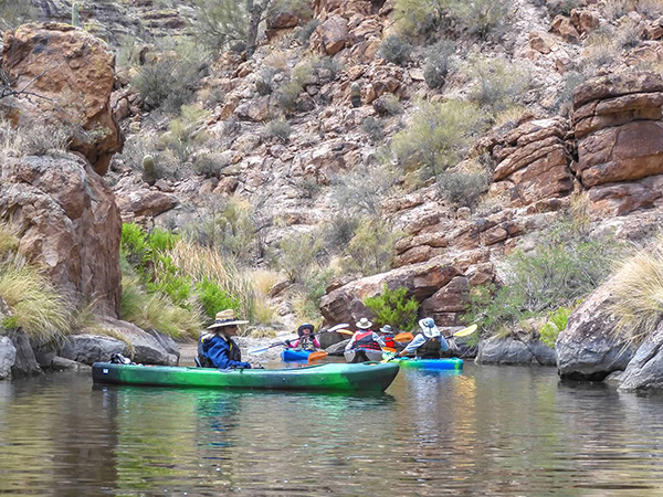 kayakers