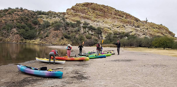 kayaks